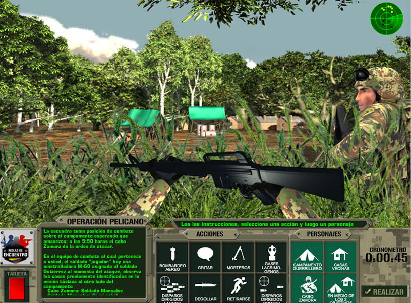 Juego mision ejercito